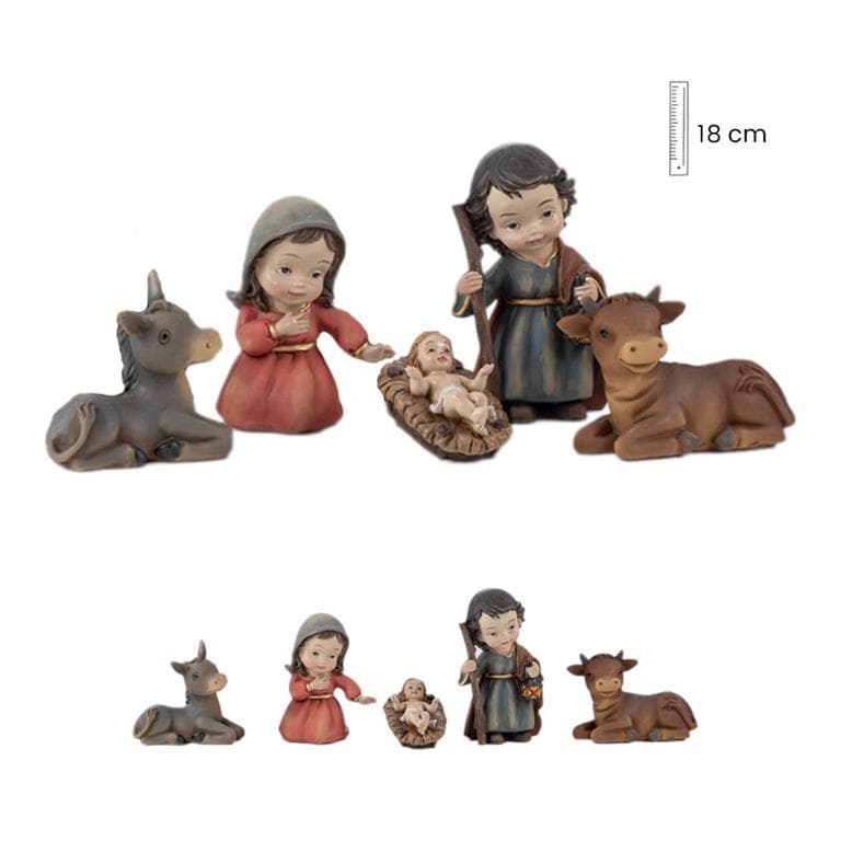 Misterio Infantil 18 cm 5 piezas