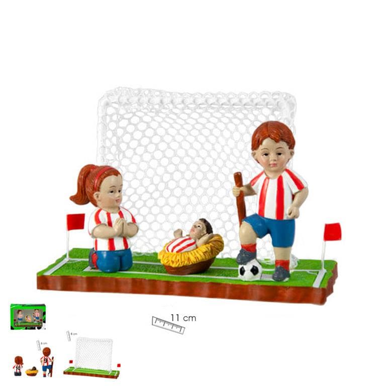 Misterio Fútbol Rayas Rojas y Azul