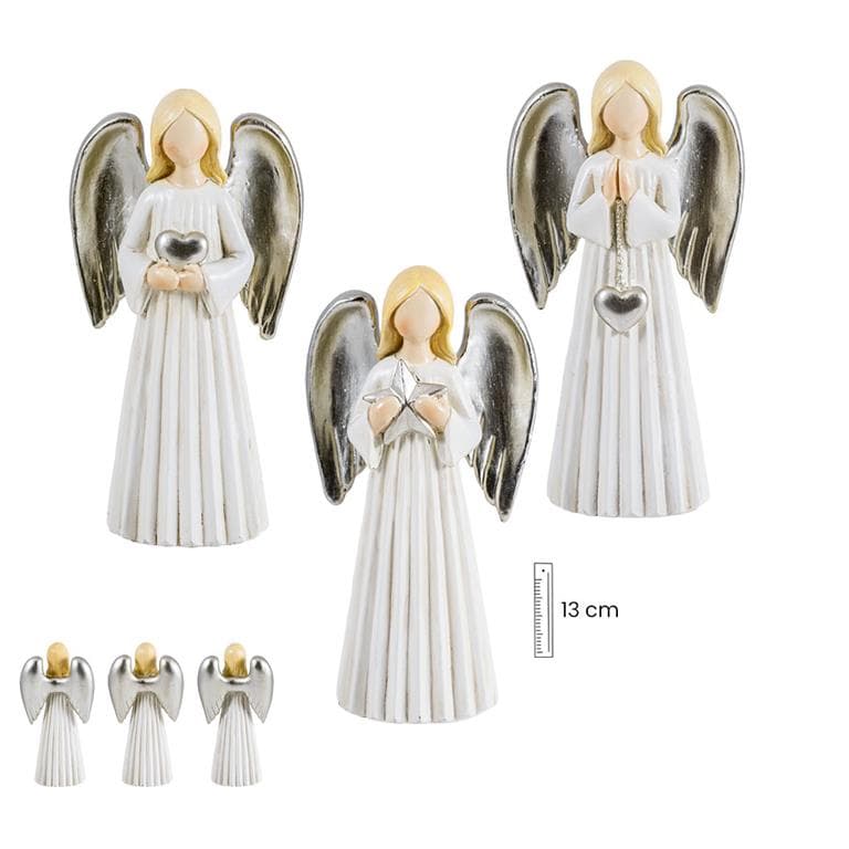 Ángel 13 cm Crema 3 surtidos