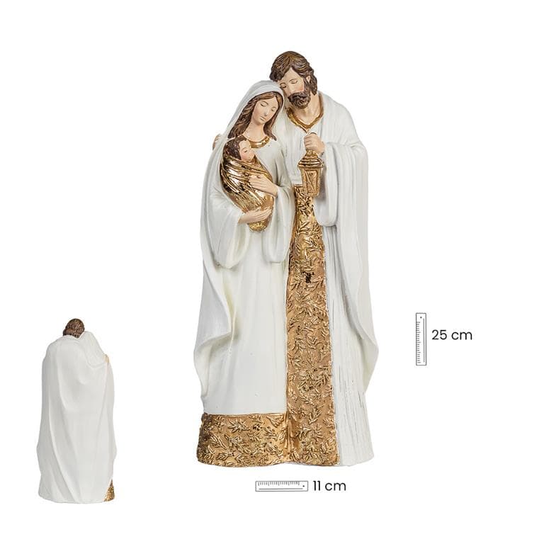 Sagrada Familia 25 cm Crema/Oro