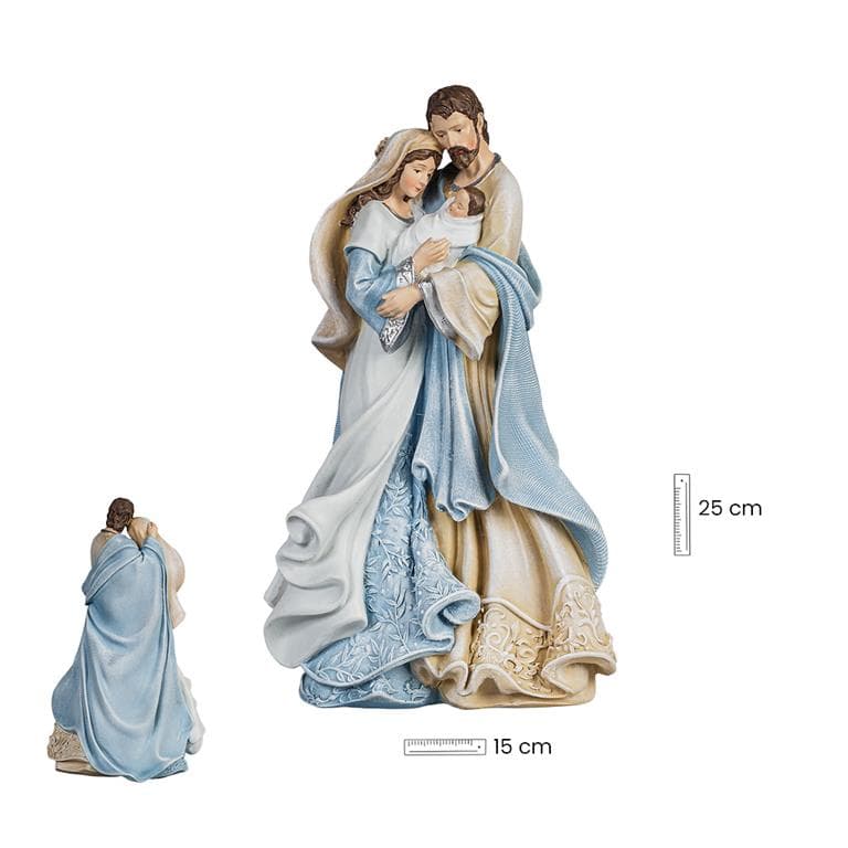 Sagrada Familia 26 cm Ondas Azul Claro