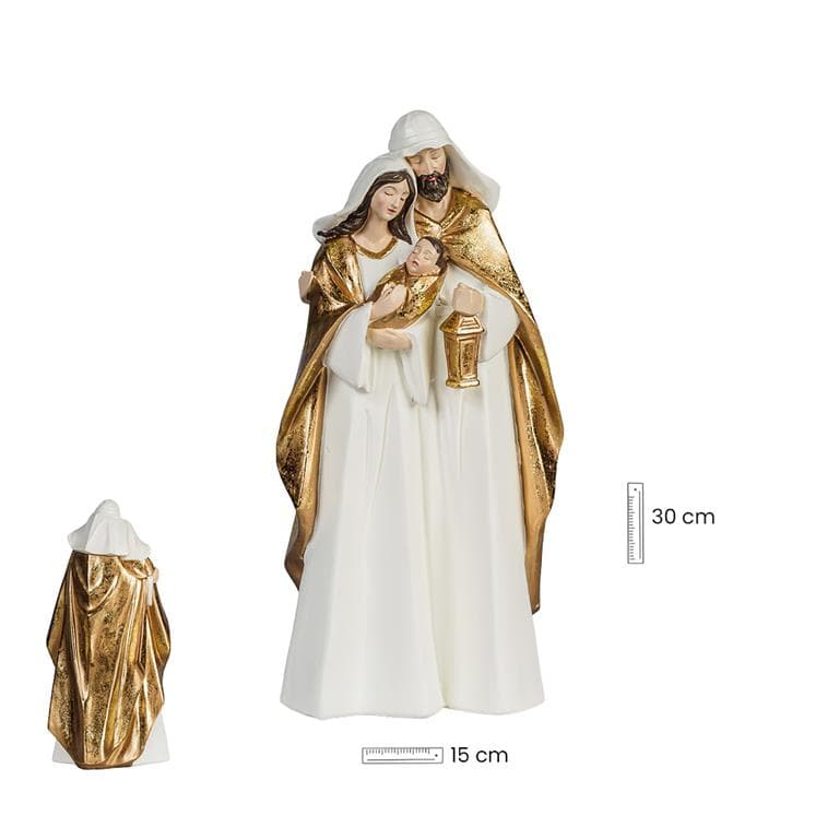 Sagrada Familia 30 cm Crema/Oro
