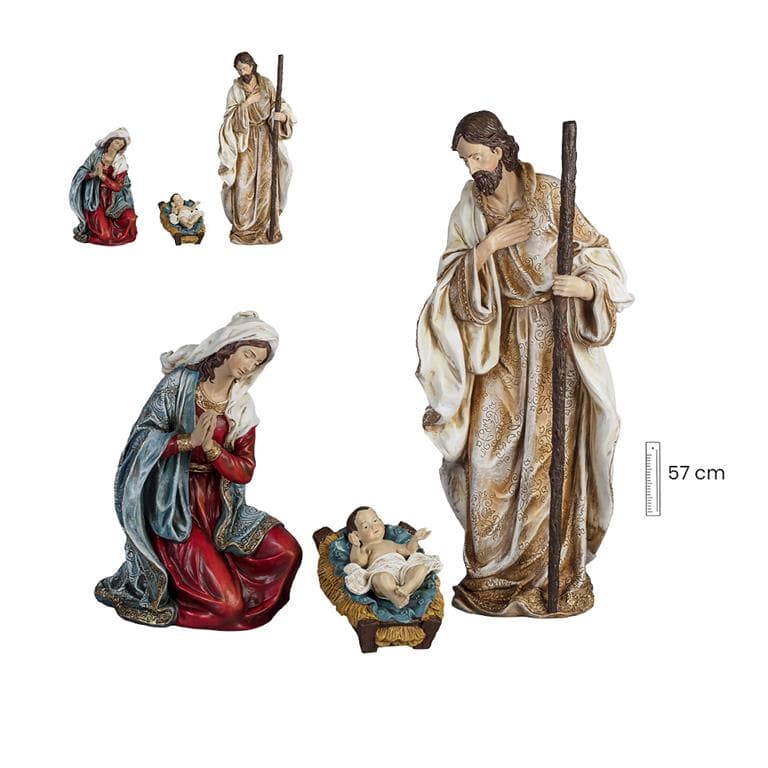 Misterio 3 piezas 58 cm Tonos Crema
