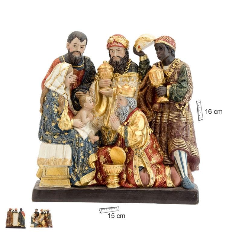 Misterio 1 pieza con Reyes 15 cm