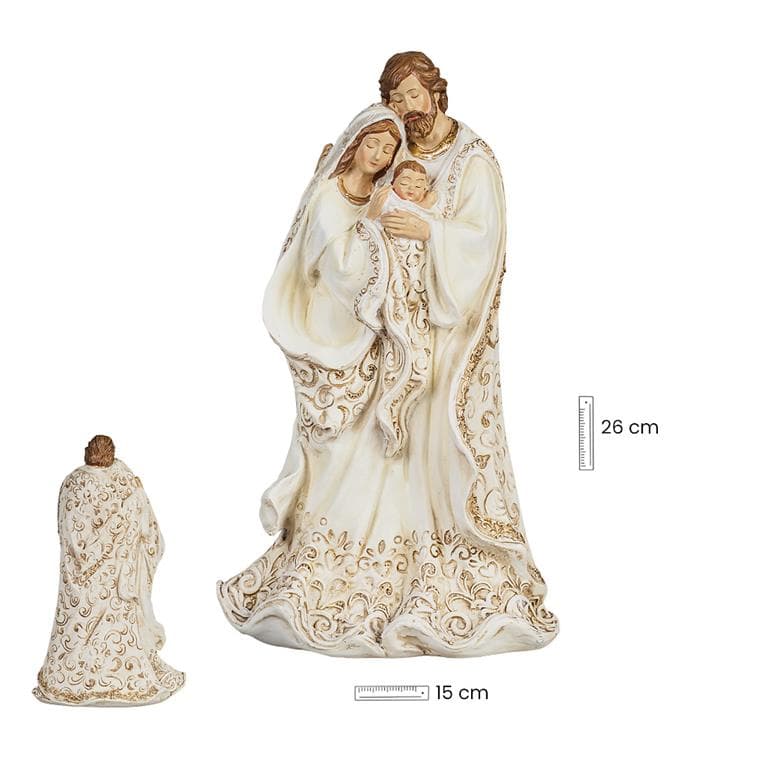 Sagrada Familia 26 cm Ondas Crema