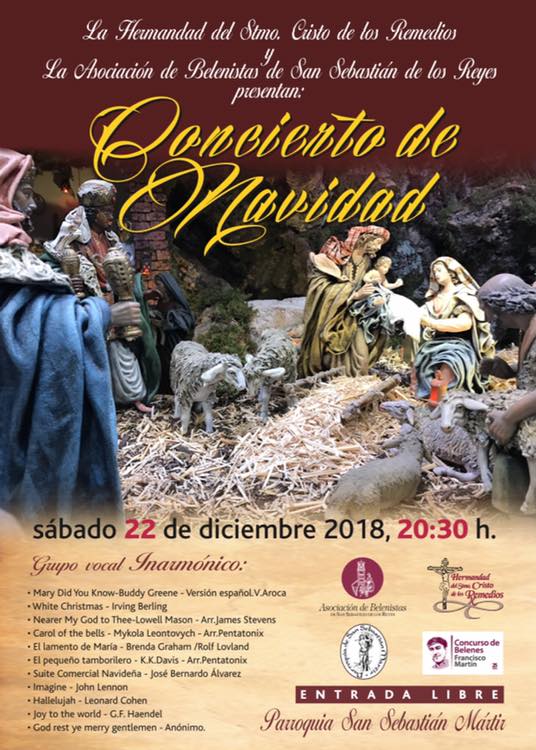 Cartel concierto Navidad 2018