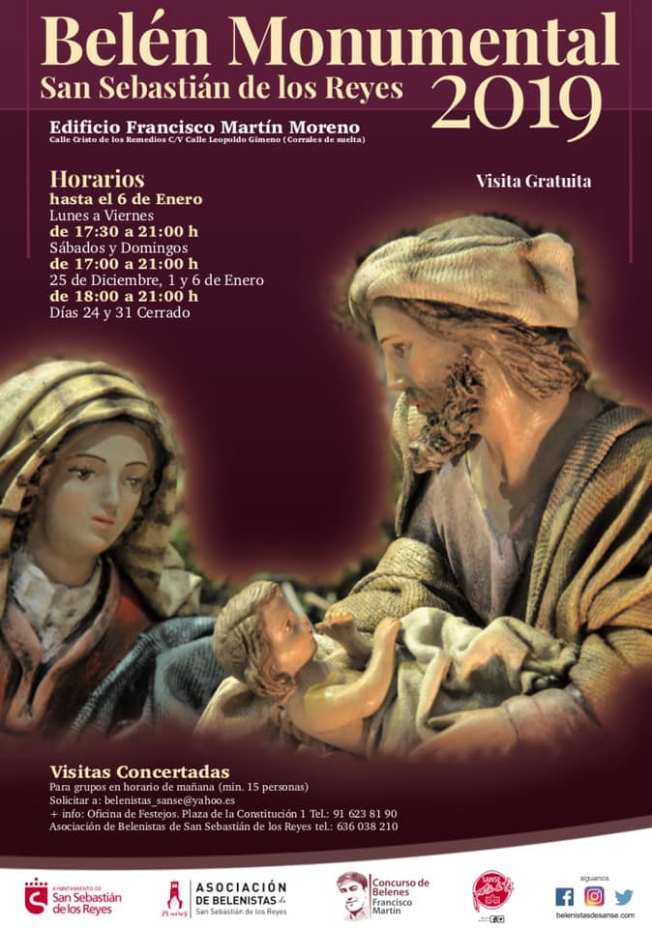 Cartel Belén monumental 2019
